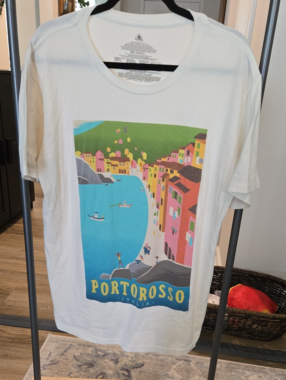 Disney Cream Portorosso Graphic Unisex Tee